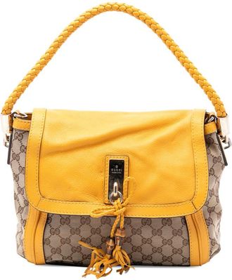 Gucci Pre-owned Gucci GG Canvas Bella Flap Satchel Ladies J05LEOPD0KL0YBTE