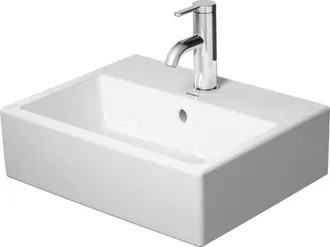 Duravit Duravit - Lavabo Vero Air 45x35cm, Con Rebosadero, Con Banco Para