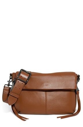 Aim&eacute;e Bali Double Entry Crossbody Bag in Chestnut at Nordstrom