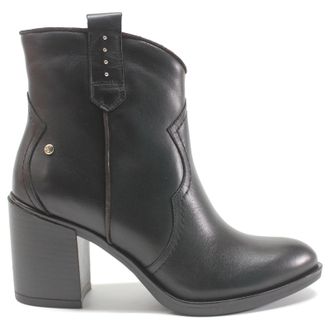 Pikolinos Rioja Leather Womens Zip Up Boots - Black - Size:UK 6-6.5