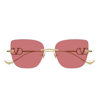 Valentino Sunglasses Vg0033 S 004 Gold/Red Women