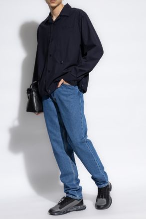 Givenchy Shirt With Pocket, Mens, Navy Blue