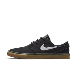 Nike Mens Nike SB Zoom Janoski OG+ Canvas Skate Shoes in Black | HQ1655-001