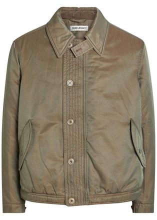 Our Legacy Auto Quilted Twill Jacket - Taupe - 52 (IT52 / XL)