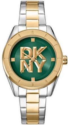 DKNY 316L Bracelet Watch in 2 Tone Ss/g at Nordstrom Rack