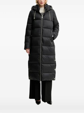 Fracomina hooded quilted jacket - Black