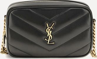 Saint Laurent Borsa a Tracolla Loulou mini in pelle Woman UNI
