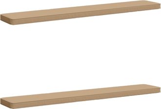 vidaXL Cojines Para Banco De 2 Piezas Vught 2 Pcs 100% Poli&eacute;ster Arena Vidaxl