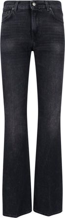 Haikure High-Waisted Bootcut Jeans With Five-Pocket Design