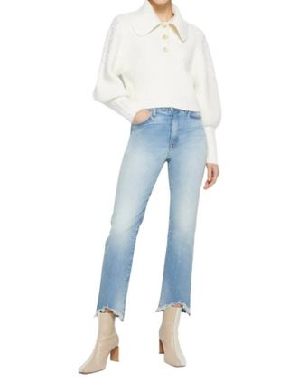 Jonathan Simkhai River High Rise Straight Denim In Palisades Vintage