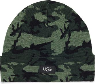 UGG Camo Print Wool Blend Beanie at Nordstrom Rack