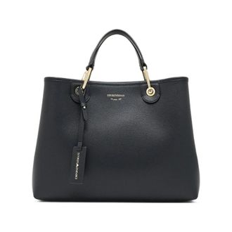 Emporio Armani Dames, Tassen, Zwart, Maat: ONE Size Leer