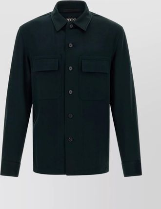 Ermenegildo Zegna shirt with long sleeves and chest pockets design