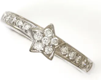 C&A White Gold White Gold (18K) Band Ring (Pre-Owned)