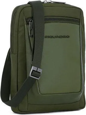 Piquadro Mens Green Polyester Bags Crossbody-bags