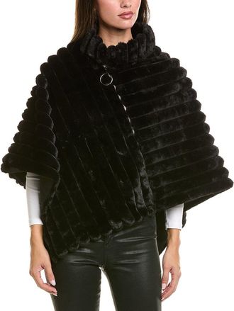 La Fiorentina Plush Poncho