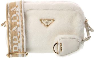 Prada Shearling Camera Bag