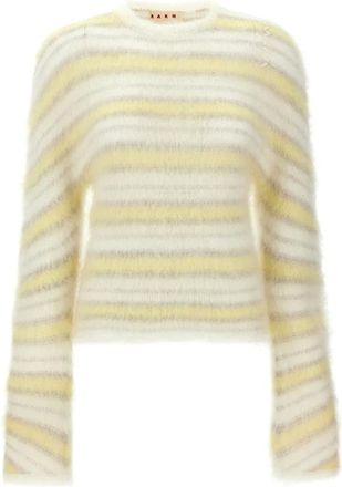 Marni Dames, Truien, Veelkleurig, Maat: S Mohair