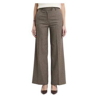 Kaos Trousers - female - KAOS - Wide Trousers - Brown - L - Trousers