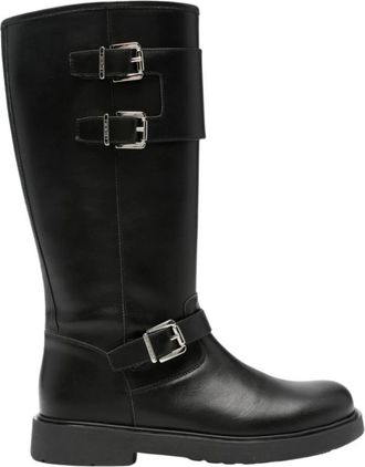 Twinset High Boots - Dames - Hoge Laarzen - Zwart - 37 EU - Schoenen