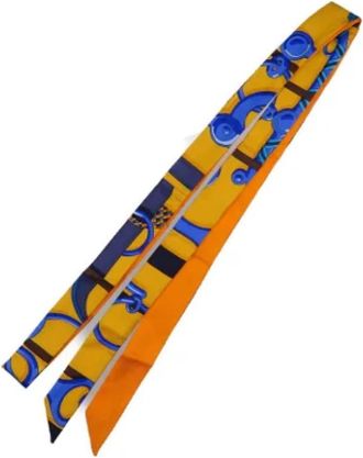 Herm&egrave;s Pre-owned Silk scarves - Dames - Vintage Accessoires - Veelkleurig - ONE Size - Vintage