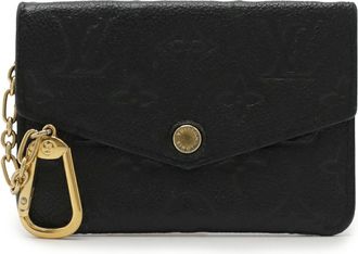 Louis Vuitton Monogram Empreinte Black Noir Monogram Empreinte Coin Purse/Coin Case (Pre-Owned)