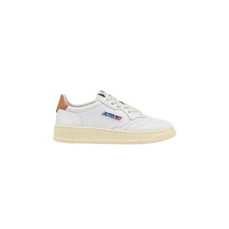 Autry Sneakers, female, White, Size: 10 US Orange Sneakers with Padded Collar