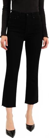 Daze Shy Girl High Rise Cropped Flare Jeans In After Party