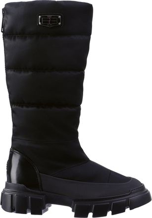 H&ouml;gl Black Harvey Mid-Calf Quilted Nylon Boots