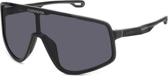 Carrera 4017/S Oversized Shield Zonnebril - Heren - Zonnebrillen - Zwart - ONE Size - Accessoires