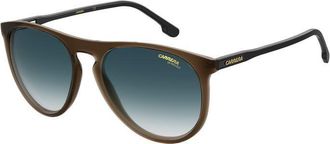 Carrera Blue Gradient Pilot Unisex Sunglasses CARRERA 258/S 009Q/08 57