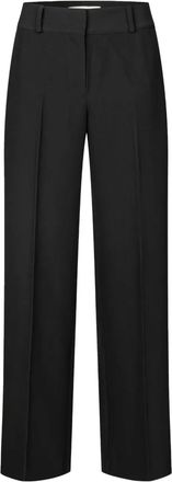 Sams&oslash;e & Sams&oslash;e Salaney geplooide broek - Zwart