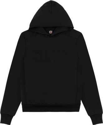 Colmar Hooded Sweater Embossed/Debossed - Heren - Hoodies - Zwart - 2XL - Katoen - Hoodies & sweatvesten