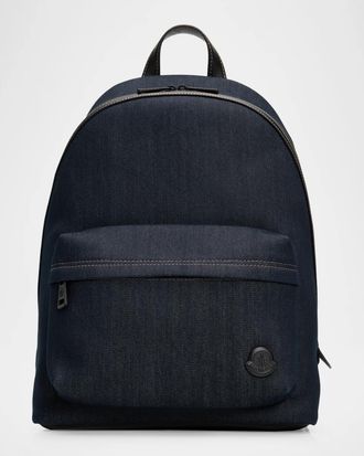 Moncler Men & apos;s Carlo Denim Backpack