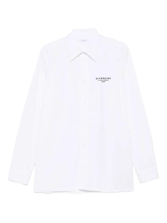 Givenchy Classic Fit Shirt With Logo Print