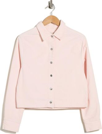 DL1961 Montauk Corduroy Crop Button-Up Shirt in Powder Pink at Nordstrom Rack, Size X-Small