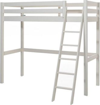 M&S Collection M&s - Letto a soppalco 90x200 compreso di molle Vipack Pino - Bianco