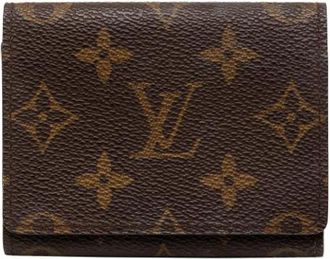 Louis Vuitton Pre-owned Wallets, female, Brown, Size: ONE SIZE Pre-owned Card Holder
