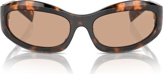 Miu Miu Sunglasses Mu14 Zs 14 L90 H Honey Brown/Dark Brown Women