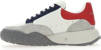 Alexander McQueen Court Trainer Grey White Red 705117WIAAC8990