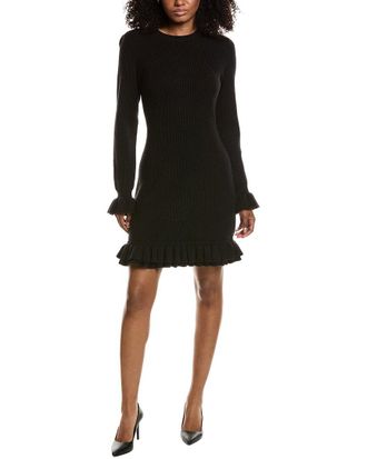 CeCe by Cynthia Steffe Cece Ruffle Trim Sweaterdress