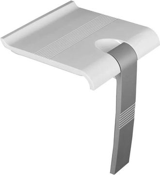 Pellet Pellet - Asiento De Ducha Arsis Gama Blanca Y Reposapi&eacute;s De Epoxi Gris