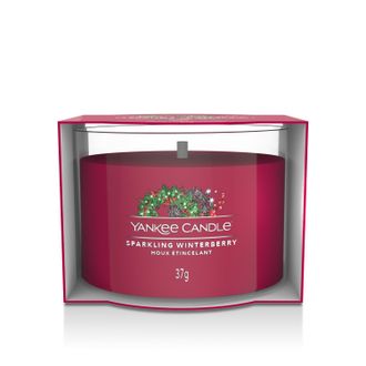 Yankee Candle Company Sparkling Winterberry, candela votiva profumata Yankee Candle