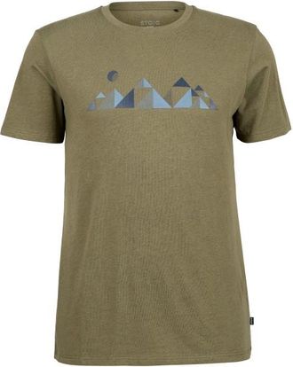 Stoic Hemp30 AmalSt. Print Tee T-Shirt f&uuml;r Herren | oliv