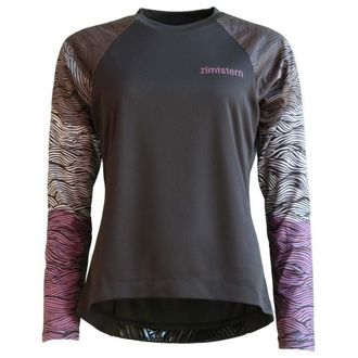 Zimtstern Braapz Shirt L/S Velotrikot f&uuml;r Damen | grau