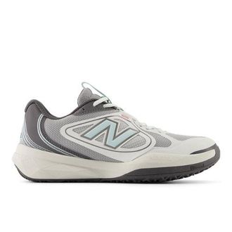 New Balance Womens FuelCell 796v5 Padel in Grey/Blue/Pink Synthetic, size 5.5 Narrow