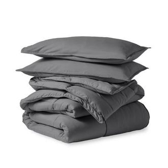 Bare Home All-Season Down Alternative Comforter Set in Grey at Nordstrom, Size Queen