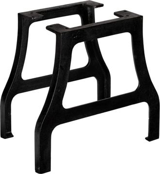 vidaXL Coffee Table Legs 2 pcs A-Frame Cast Iron Vidaxl
