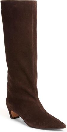 Steve Madden Brax Pointed Toe Boot in Brown Suede at Nordstrom, Size 8.5