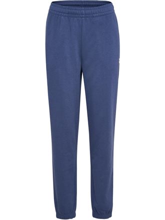 Hummel Jogginghose HUMMEL HMLPULSE W SWEAT PANTS, Damen, Gr. XS, N-Gr, blau (blau indigo), Obermaterial: 60% Baumwolle, 40% Polyester, normal normal, Hosen J
